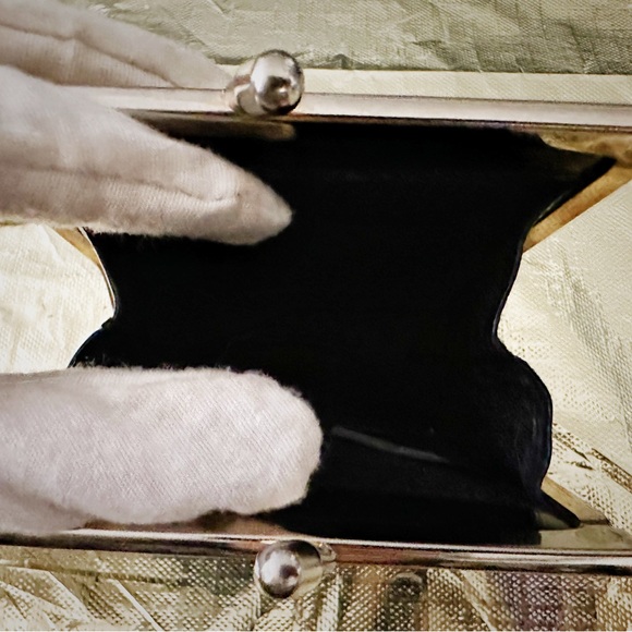 Vintage 1950 Eel Skin Kiss Closure coin purse - Picture 13 of 15